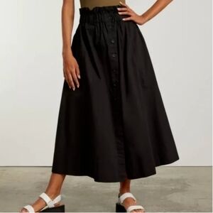 Everlane The Easy Button-Front Skirt